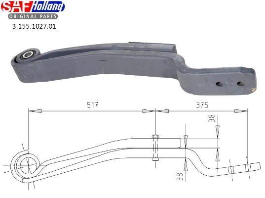 Spring Assembly Kit EM411 38/38 mm gebogen         