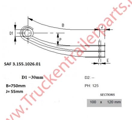 Spring Assembly Kit  AR 421 54/54 mm         