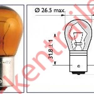 Bulb, round 12V 15watt (box of 10)              